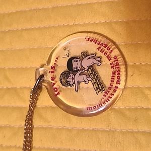 Vintage "Love Is" Necklace
